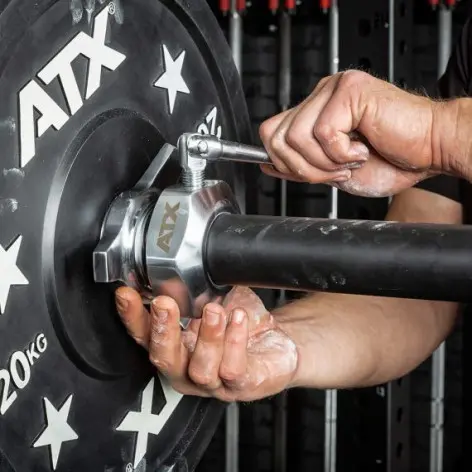 Paire de colliers de serrage de musculation de marque ATX diamètre olympique - vue 7