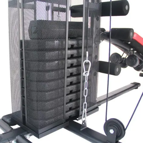 Station de musculation homegym complète pour training à domicile avec banc incliné - vue 5