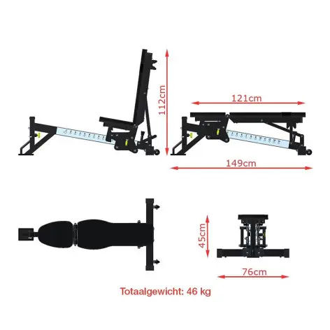 Station pro de musculation pour entraînement complet - ATX TRIPLEX - vue 32