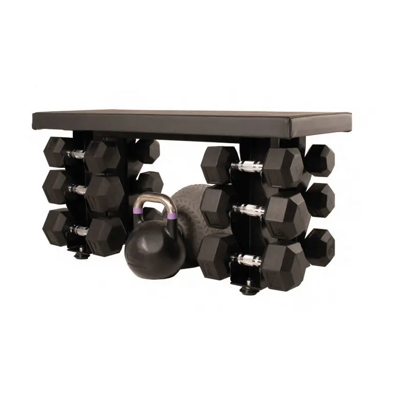 Banc plat combiné rack de rangement Basic