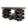 Banc plat combiné rack de rangement Basic