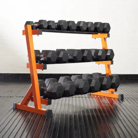 Rack d'haltères à 3 niveaux capacité 400 kg - vue 2