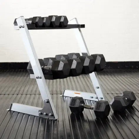 Rack pour haltères 2 niveaux capacité 150 kg - vue 2