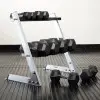Rack pour haltères 2 niveaux capacité 150 kg - vue 2