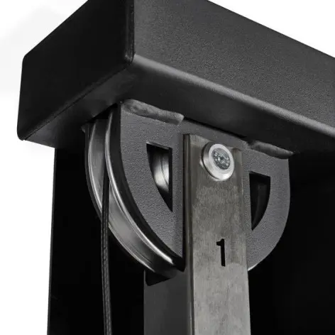 Station avec double colonne de poids à charge guidée pour tirage haut et bas - vue 5