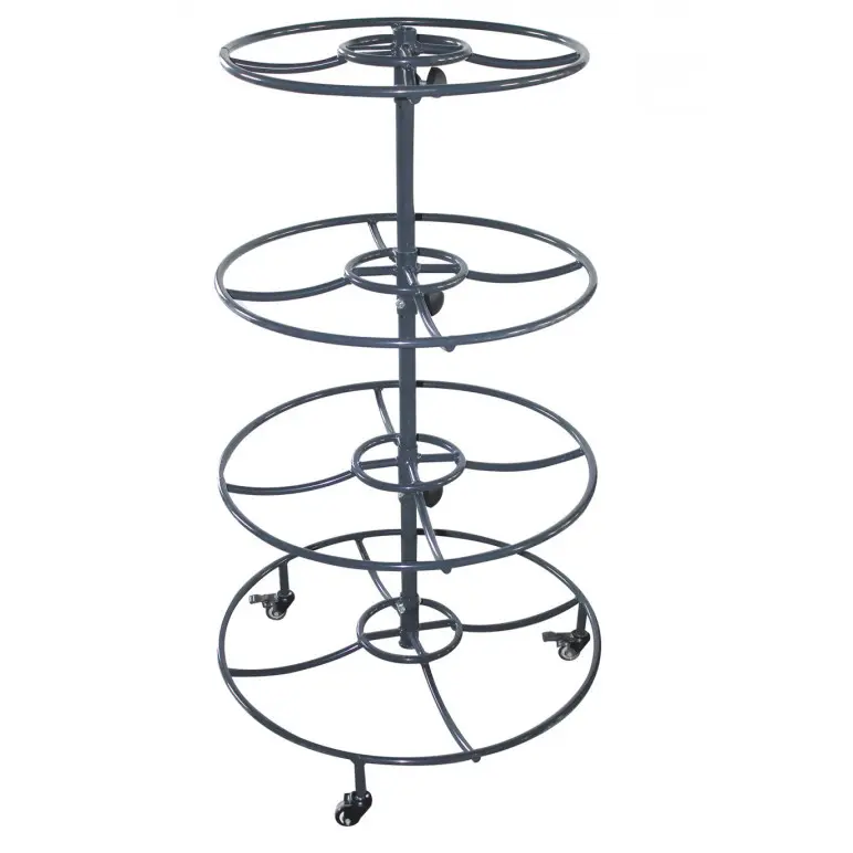 Rack pour wall ball avec roulettes capacité 15 ballons - 100kg de charge