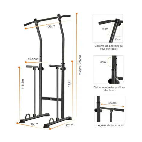 Appareil de training 3 en 1 pour séances de cross-training à domicile ou en salle professionnelle - vue 6