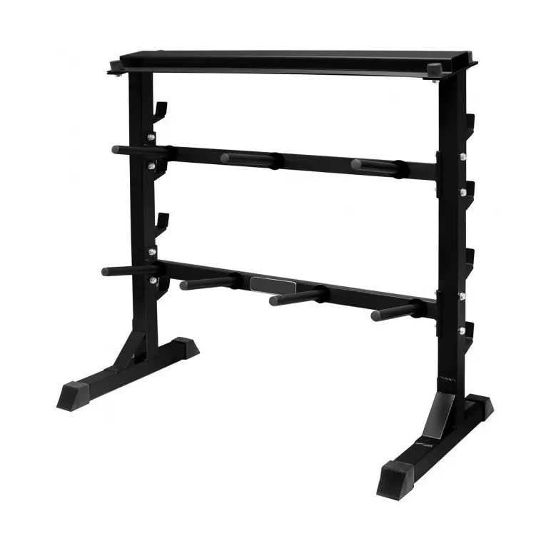 Support de rangement de disques, barres longues et haltères 300 kg