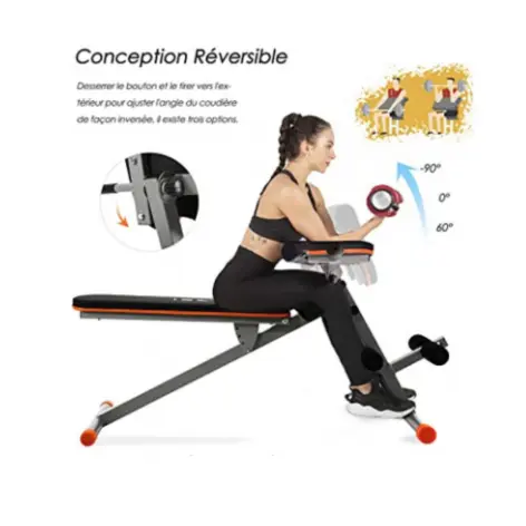 Banc de cross-training pour 4 en 1 pour training à domicile ou en salle