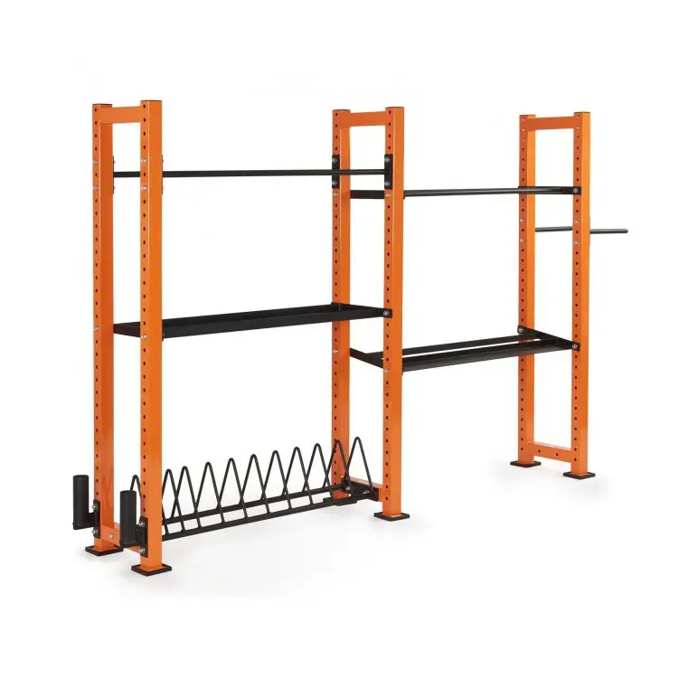Rack de stockage complet et personnalisable pour tout le home-gym