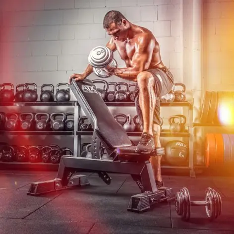 Kit d'haltères en acier chromés 4 à 50 kg - vue 6