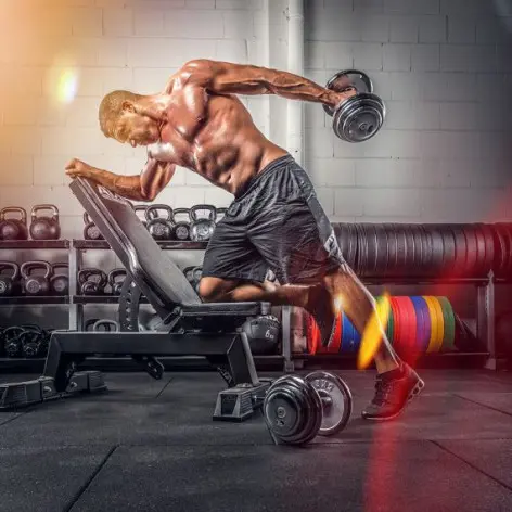 Paires d'haltères en acier chromés 3 à 25 kg - vue 5