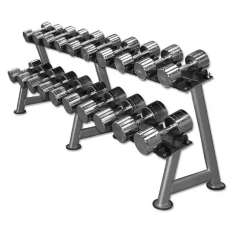 Haltères en acier chromé - vue 7