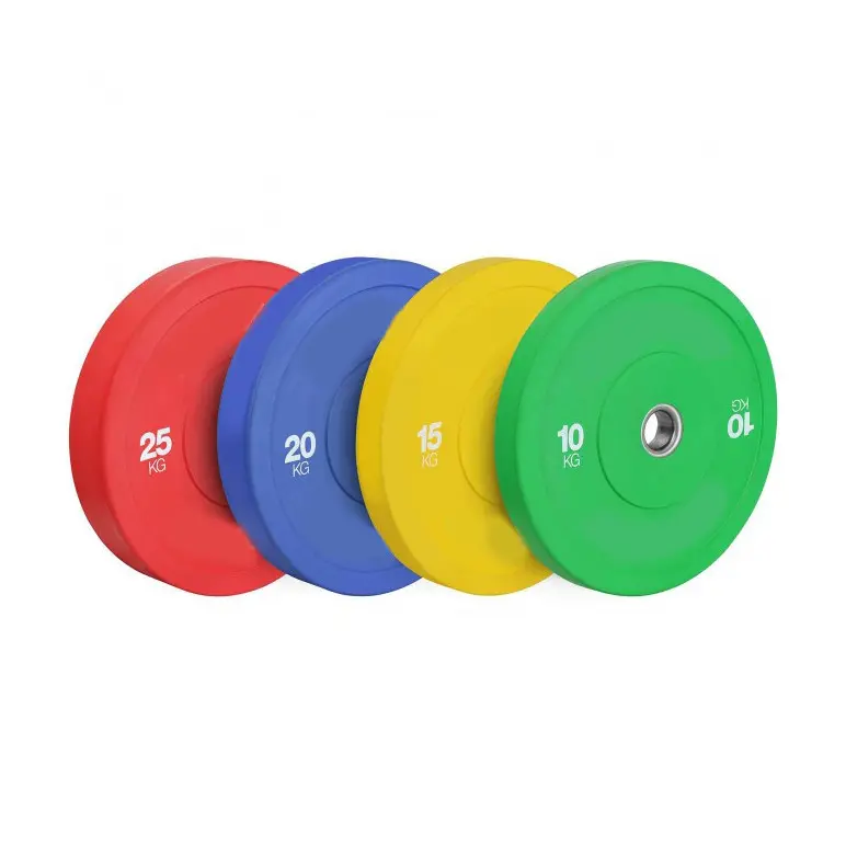 Disques de poids olympiques de couleurs 10 à 25 kg