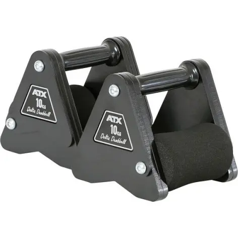 Set de delta dumbell ATX à poignée rembourrée pour séances d'exercices sécurisée et confortable