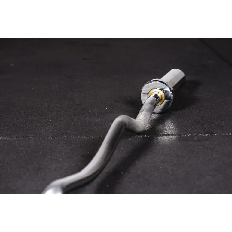 Barre de curl pour séances d'entrainement biceps / triceps