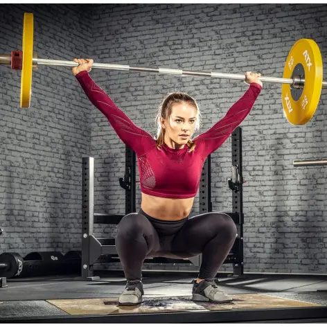 Bumper plates ATX 10 à 25 kg avec code couleur