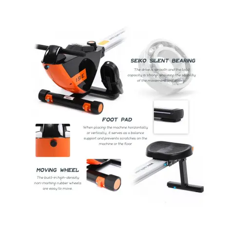 Rameur à résistance magnétique 8 niveaux - vue 2