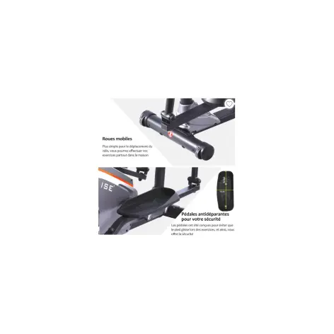 Vélo d'appartement avec écran LCD - vue 3