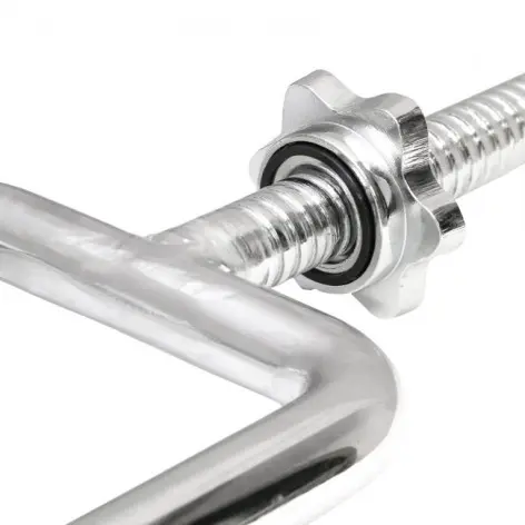 Barre de poids 6,5 kg en acier pour triceps - vue 2