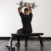 Barre de musculation multigrip pour triceps en acier chromé - vue 2