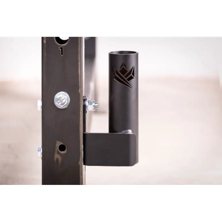 Support pour barre de musculation en acier