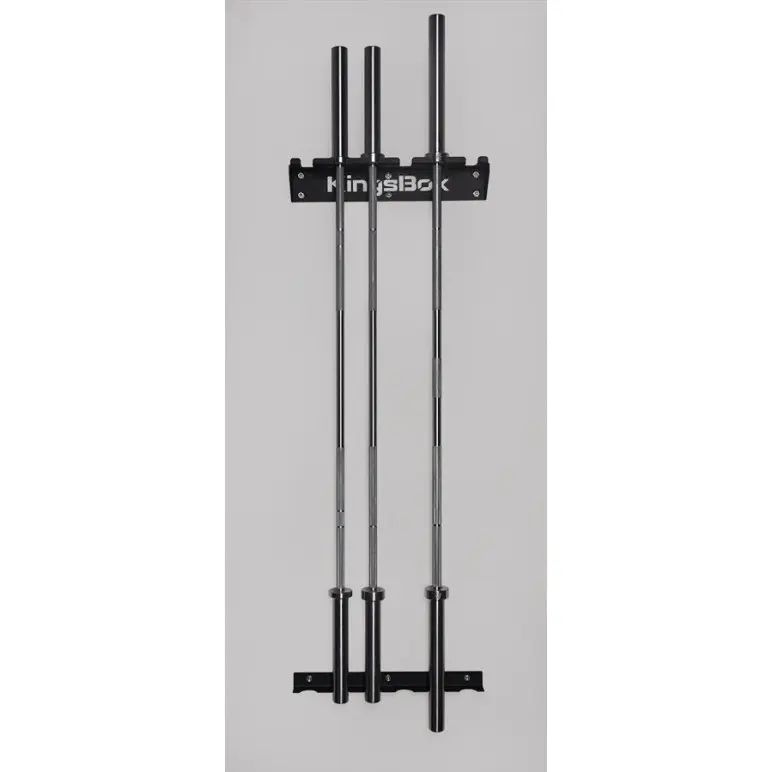 Support pour barre de musculation en position verticale