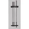 Support pour barre de musculation en position verticale