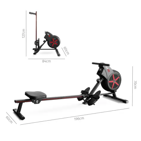 Rameur 8 niveaux de résistance - vue 5