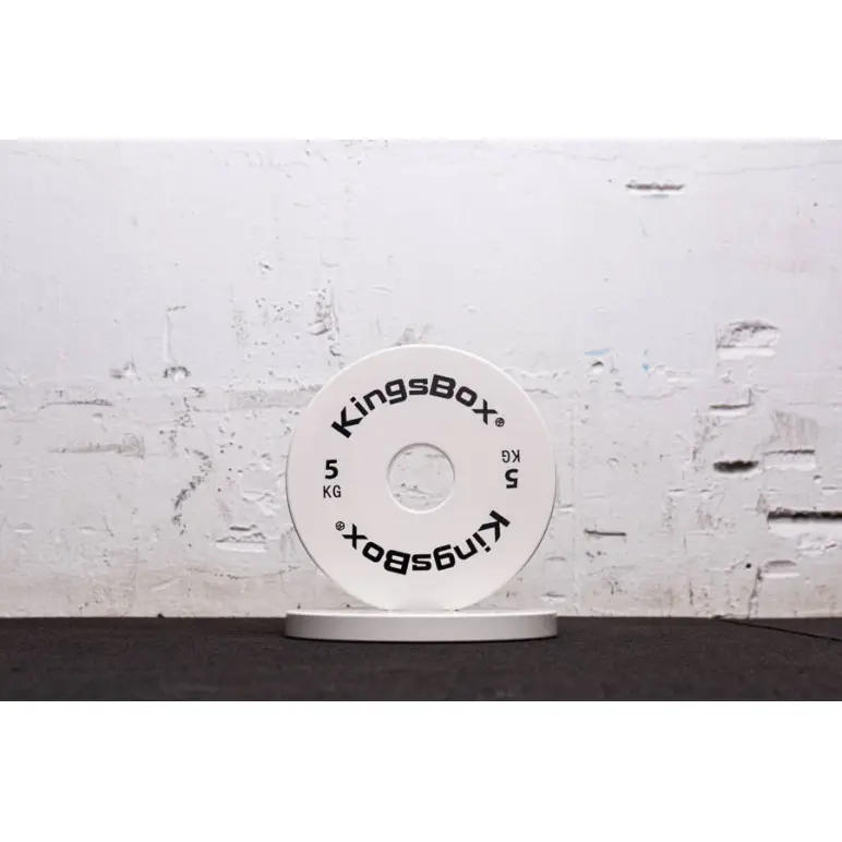 Plaques de poids olympiques revêtement en caoutchouc - 5 à 25 kg - vue 2