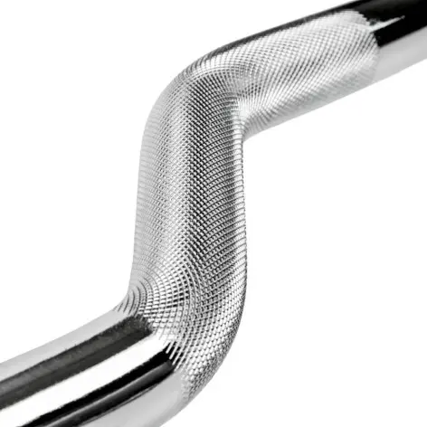 Barre de musculation curl 120 x 2,5 cm avec 8 disques de poids - vue 3