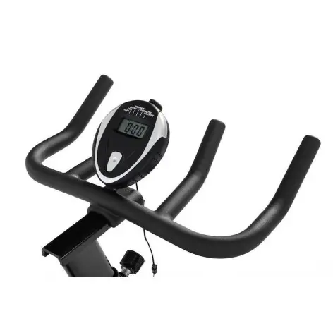 Vélo de course indoor avec écran d'affichage multifonctions - vue 3