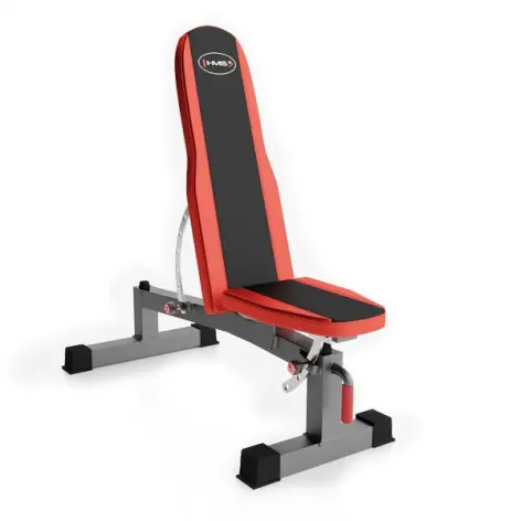 Banc d'haltérophilie avec dossier et assise ajustable