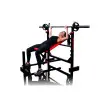 Banc de musculation à position déclinée avec porte haltères capacité charge 400 kg - vue 2