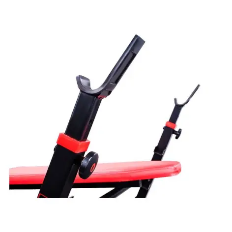 Banc de musculation à position déclinée avec porte haltères capacité charge 400 kg - vue 4