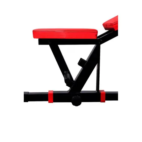 Banc de musculation à position déclinée avec porte haltères capacité charge 400 kg - vue 5