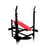 Banc de musculation à position déclinée avec porte haltères capacité charge 400 kg