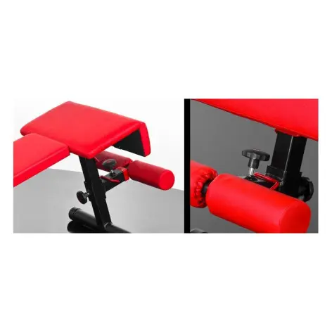 Banc à abdominaux déclinée réglable sur 9 positions charge 400 kg - vue 4