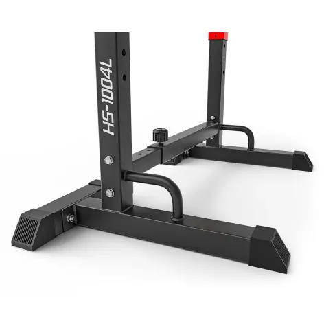 Set de chandelles en acier robuste idéal pour entrainements en homegym