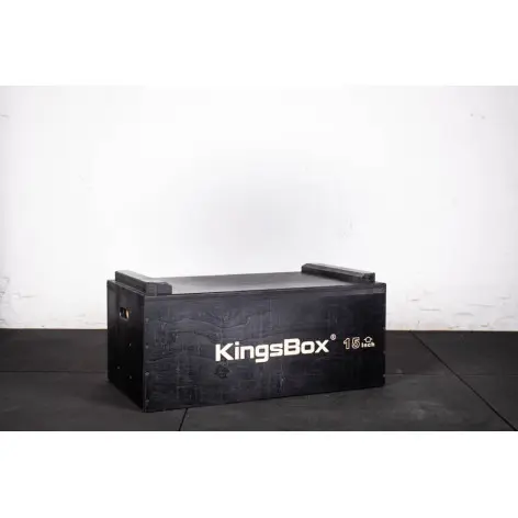 lot de bloc jerk en bois au design noir - 4 hauteurs empilables - vue 4