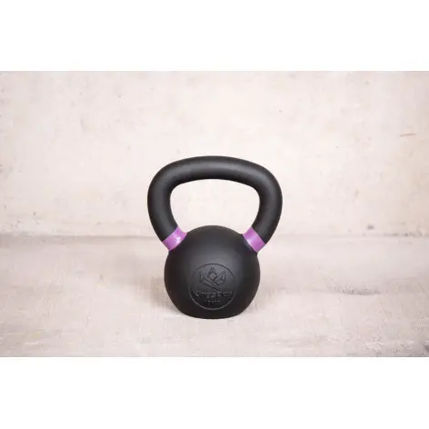 Kettlebells en fonte au design noir pour training en home-gym - vue 4