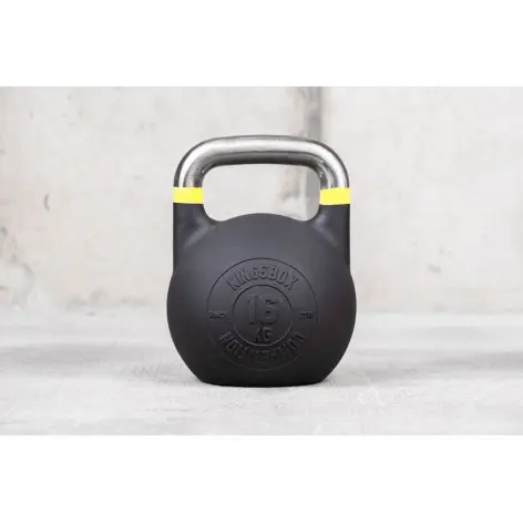 kettlebells en acier pour entraînement de compétition avec code couleur - vue 3