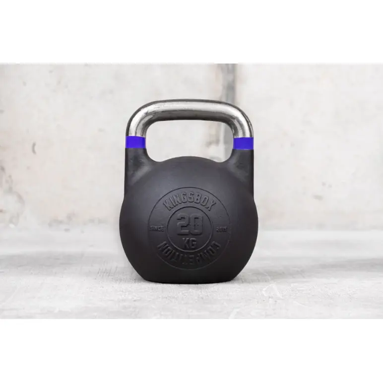 kettlebells en acier pour entraînement de compétition avec code couleur - vue 4