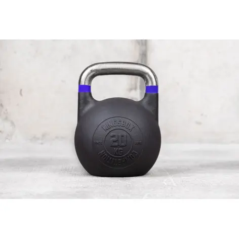 kettlebells en acier pour entraînement de compétition avec code couleur - vue 4