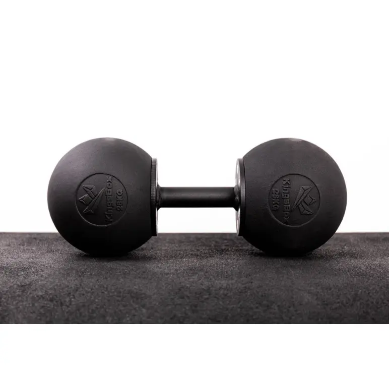 halteres circus en acier - design noir