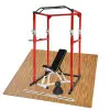 Crosstraining rack cage avec banc réglable et kit poids + barre - vue 2