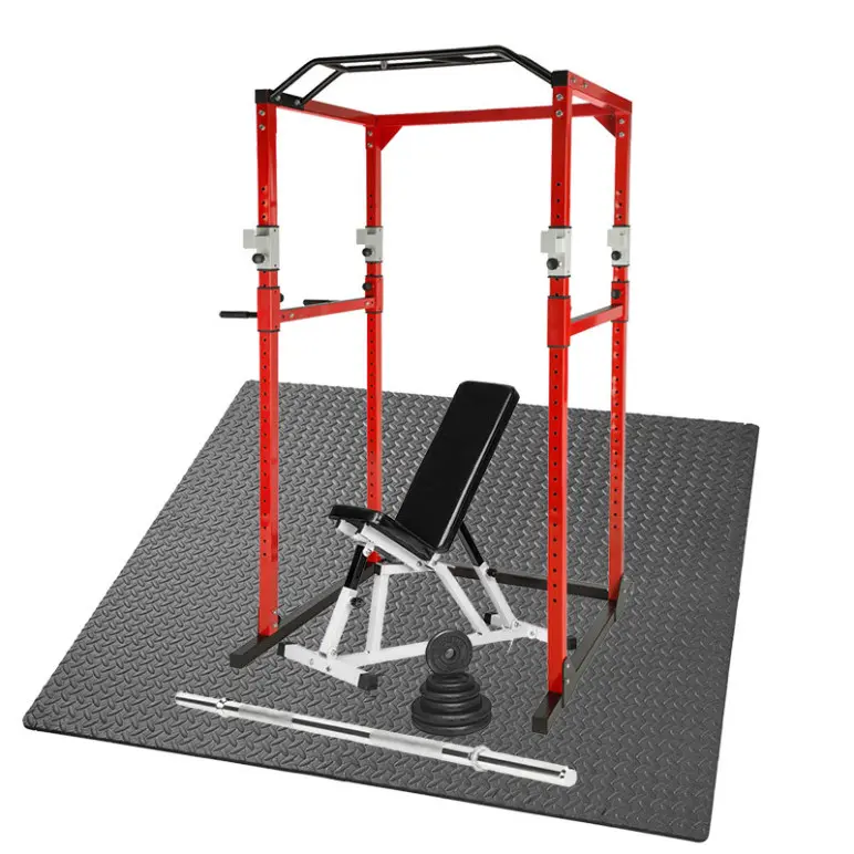 Crosstraining rack cage avec banc réglable et kit poids + barre
