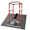 Crosstraining rack cage avec banc réglable et kit poids + barre