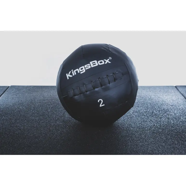 Medecine bell pour entraînement de crossfit en cuir