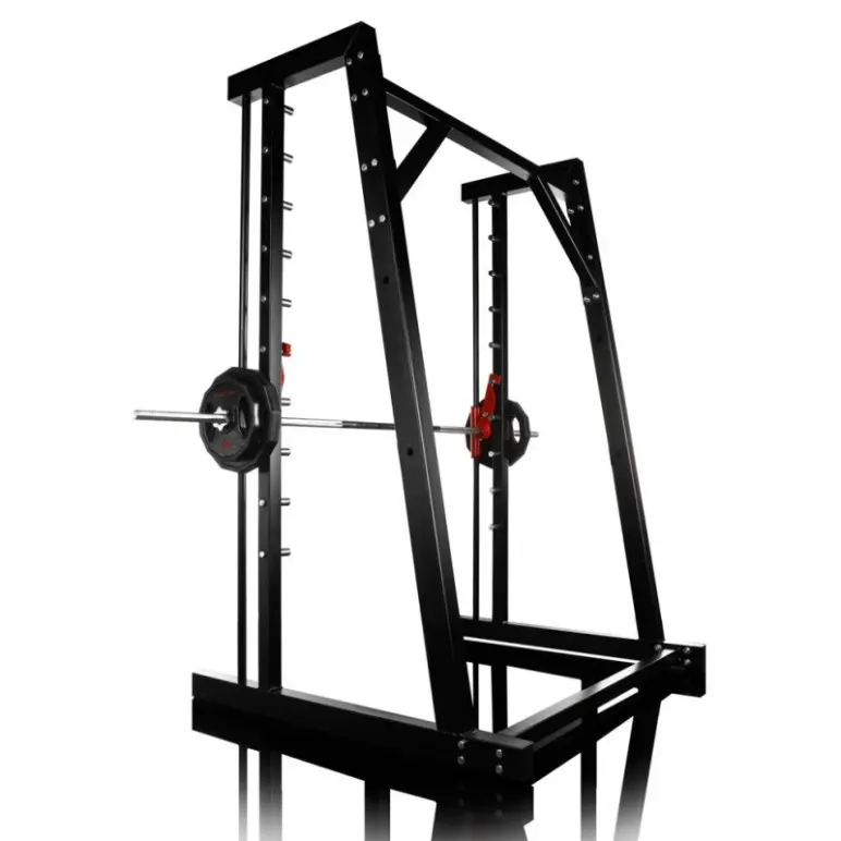 Smith machine à barre guidée pour home-gym capacité charge 500 kg